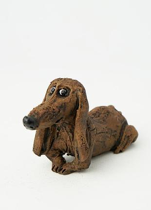 Фигурка таксы сувенир такса собака