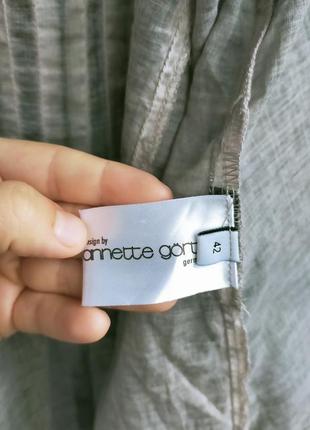 Легчайшач блуза удлинённого силуэта неравномерный цвет  annette gortz, 42(l)5 фото