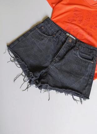 Denim шорти джинсові необроблений низ