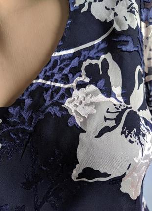 Костюм (блуза+спідниця) з натуральним шовком, viyella англія3 фото
