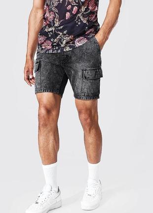 Шорти boohoo slim rigid cargo