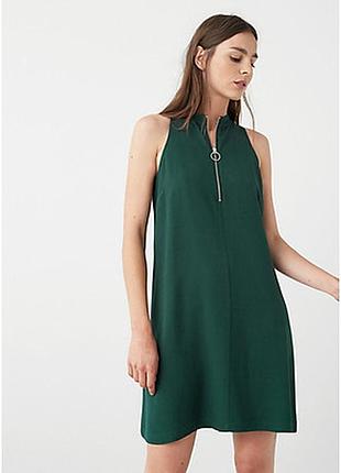 S фірмова жіноча міні сукня на блискавці mango манго