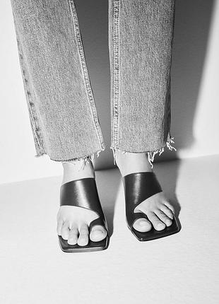 Босоножки zara натуральная кожа, новые💥3 фото