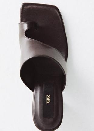 Босоножки zara натуральная кожа, новые💥6 фото