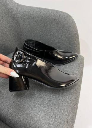 Туфли ботиночки женские натуральная кожа замша италия