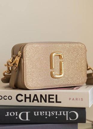 Женская сумка шопер клатч в стиле mj logo shine gold  жіноча