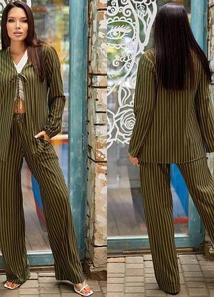 Костюм брючный жатка 42-56 р-р