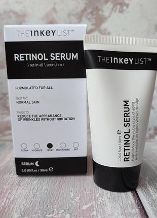 Омолоджуюча сироватка з ретинолом the inkey list retinol serum1 фото