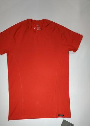 Стильная красная вискозная футболка для мужчины  doreanse 2535 дореанс
