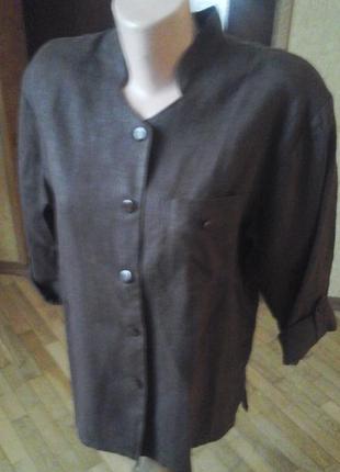 Льняной пиджак фирмы karin glasmacher2 фото