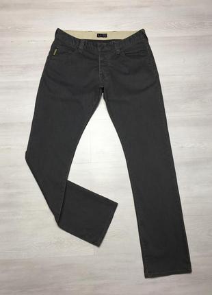 Luxury чоловічі брендові сірі джинси шикарные брендовые мужские серые джинсы armani jeans оригинал2 фото