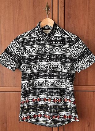 Мужская рубашка с коротким руавом river island