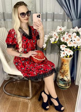 Платье кружевное летнее легкое 5