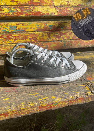 Кеди converse  chuck taylor all star leather 132174c1 фото