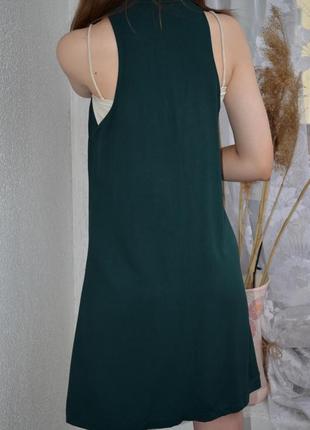 S фірмова жіноча міні сукня на блискавці mango манго10 фото