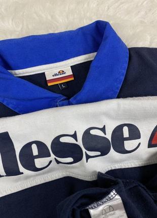 Оригінальне поло з довгим рукавом регбі ellesse висока якість6 фото