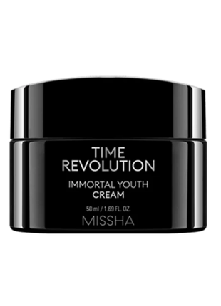 Антивозрастной питательный крем для лица missha time revolution immortal youth cream1 фото