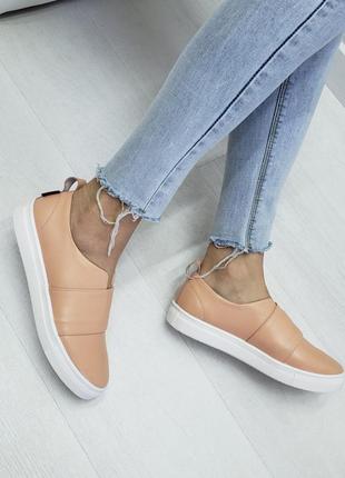 Жіночі шкіряні сліпони, багато кольорів