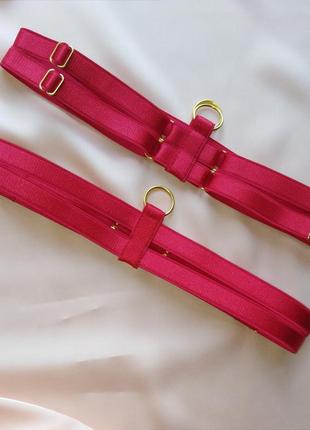 Гартеры/подвязки красные