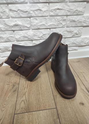 Camel boots chelsea uk 7 ( 40 р  26,5 см ) черевики темно коричневі шкіряні челсі ботинки кожаные челси2 фото