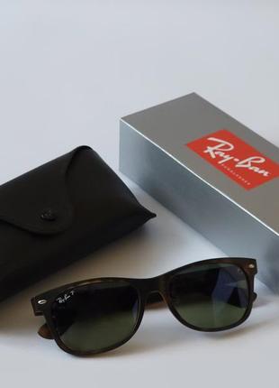 Солнцезащитные очки ray ban new wayfarer, matte havana4 фото