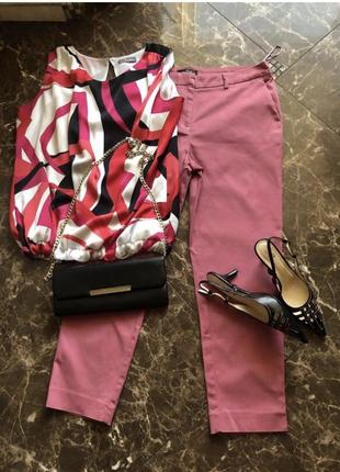 Брюки штаны чиносы next цвета пыльной розы2 фото