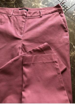 Брюки штаны чиносы next цвета пыльной розы8 фото