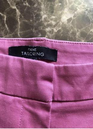 Брюки штаны чиносы next цвета пыльной розы7 фото