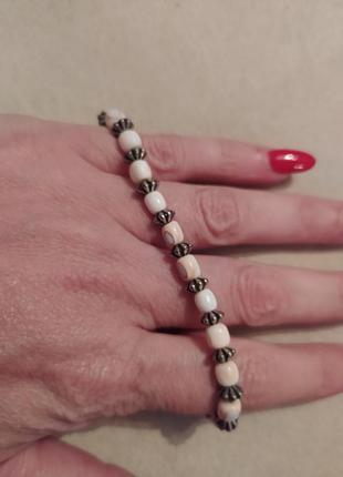Бнаслет перламутр