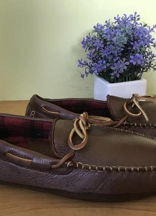 Чоловічі шкіряні мокасини l.l. bean