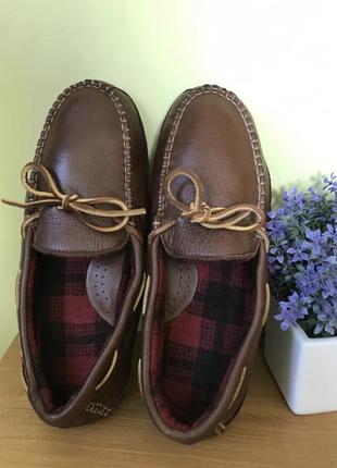 Чоловічі шкіряні мокасини l.l. bean 7