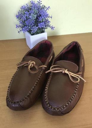 Чоловічі шкіряні мокасини l.l. bean 6