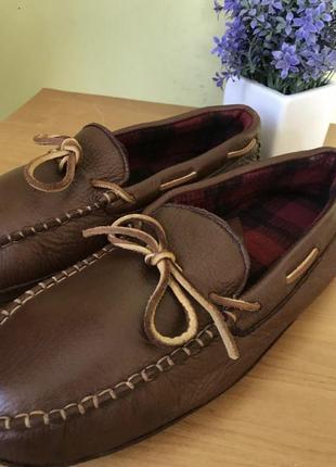 Чоловічі шкіряні мокасини l.l. bean 3