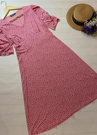 Рожева сукня у білий горошок від kaleidoscope