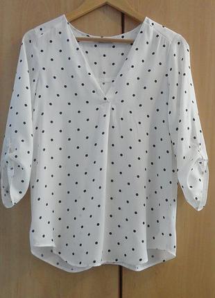 Супер брендовая блуза блузка горох