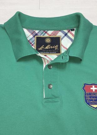 Luxury vintage брендовая мужская футболка поло фірмова чоловіча сорочка теніска st. moritz polo ralph lauren2 фото