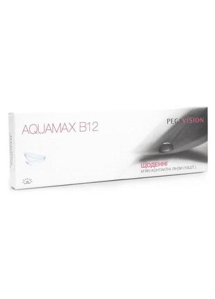 Aquamax-b12 м'які контактні лінзи щоденної заміни (10 шт. )1 фото