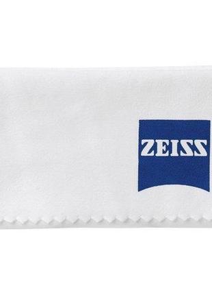Салветка для лінз з мікрофібри з логотипом "zeiss" ( розмір 15x18 см) германия