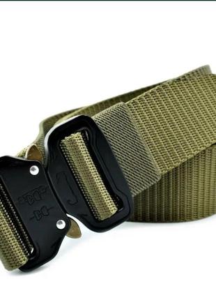 Тактический ремень для штанов "tactical belt" - олива2 фото