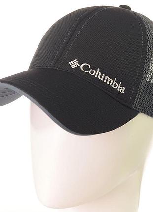 Бейсболка сетка с брендовой вишывкой на липучке-регуляторе унисекс columbia bsh19756 бордо-синий