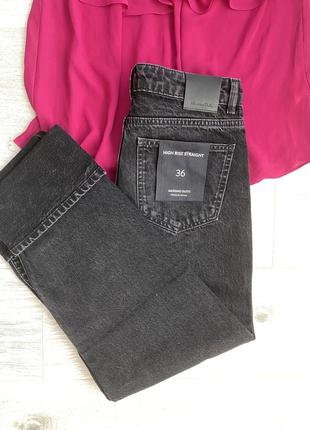 Джинси прямого крою ,джинси брендові, джинси s, ,джинси темні ,джинси чорні1 фото