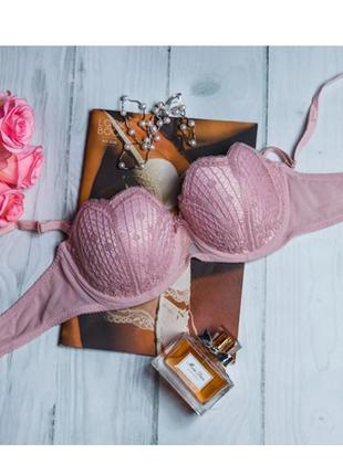 Бюстик в форме цветка, чашка с, два цвета. код: б2887 фото