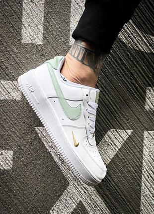 Чоловічі кросівки nike air force 1 low 07 essential green 40-41-42-43-44-45