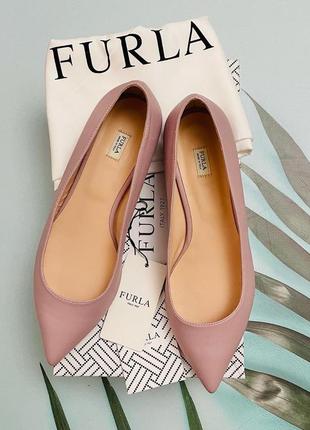 Туфлі човники балетки 36р. 240€ furla. оригінал