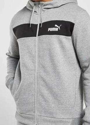 Кофта худі котонова на флісі puma оригінал