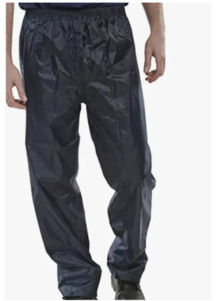 Унисекс. плотные, нейлоновые водонепроницаемые брюки штаны дождь gelert. s