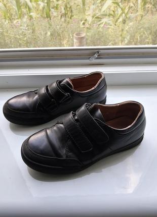 Туфлі з натуральної шкіри 32 р. 20,5 см черевики кросівки кеди туфли кожа1 фото