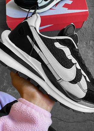 Мужские кроссовки nike x sacai vaporwaffle  #найк