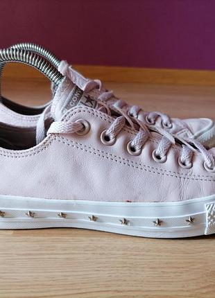 Кожаные кеды фирмы converse оригинал