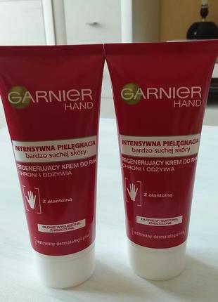 Відновлюючий крем для рук garnier skin naturals для дуже сухої шкіри, 100 мл
